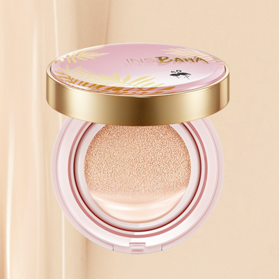 雀魂印彩巴哈光感雪肌气垫CC霜